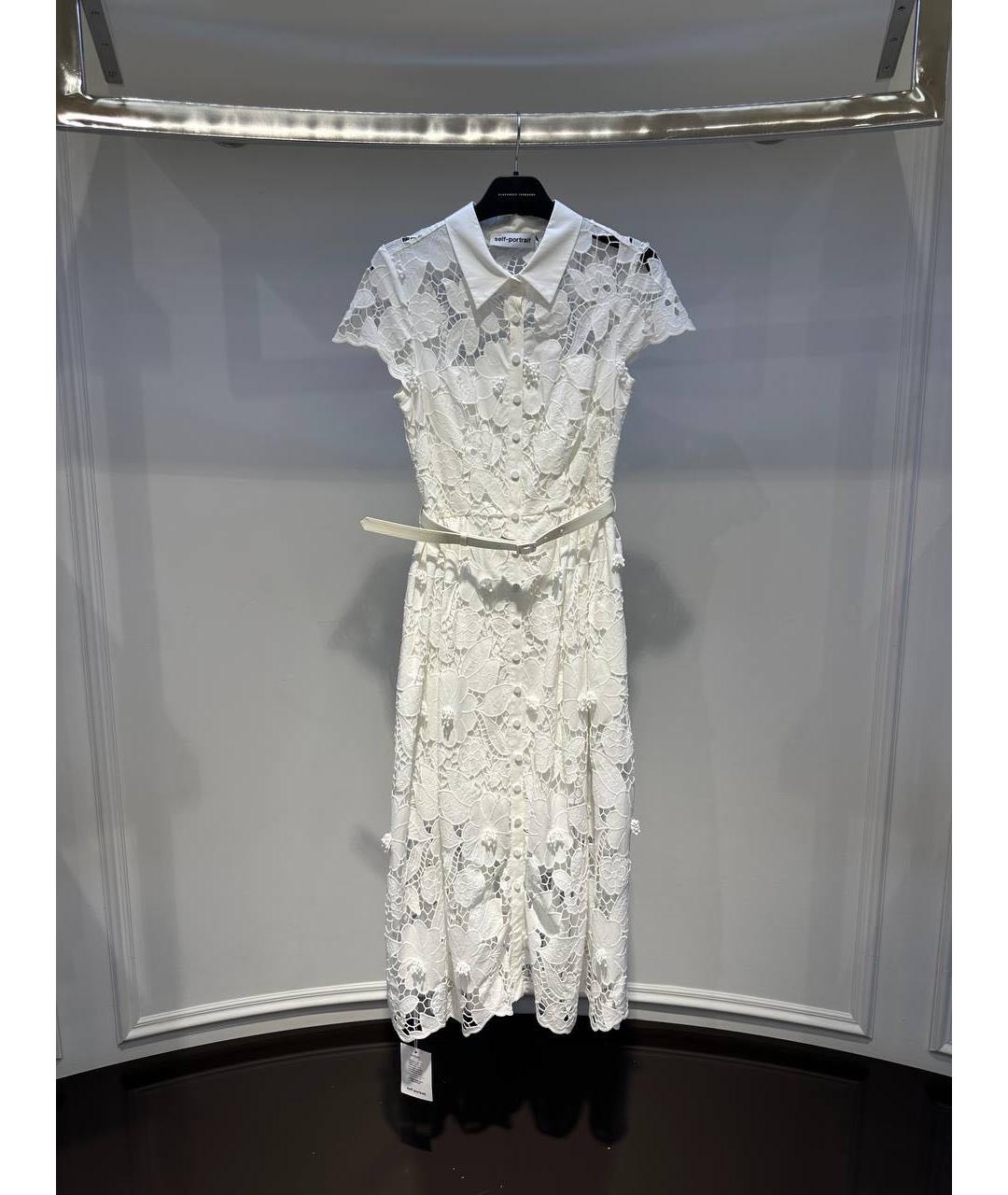 SELF-PORTRAIT Белое кружевное платье, фото 2