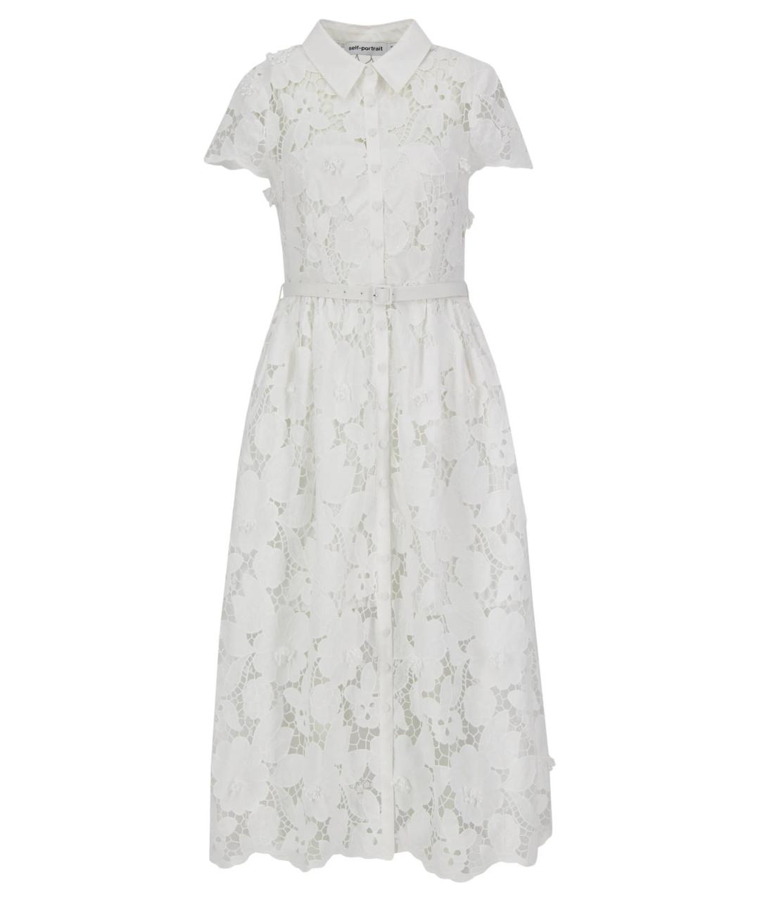 SELF-PORTRAIT Белое кружевное платье, фото 1
