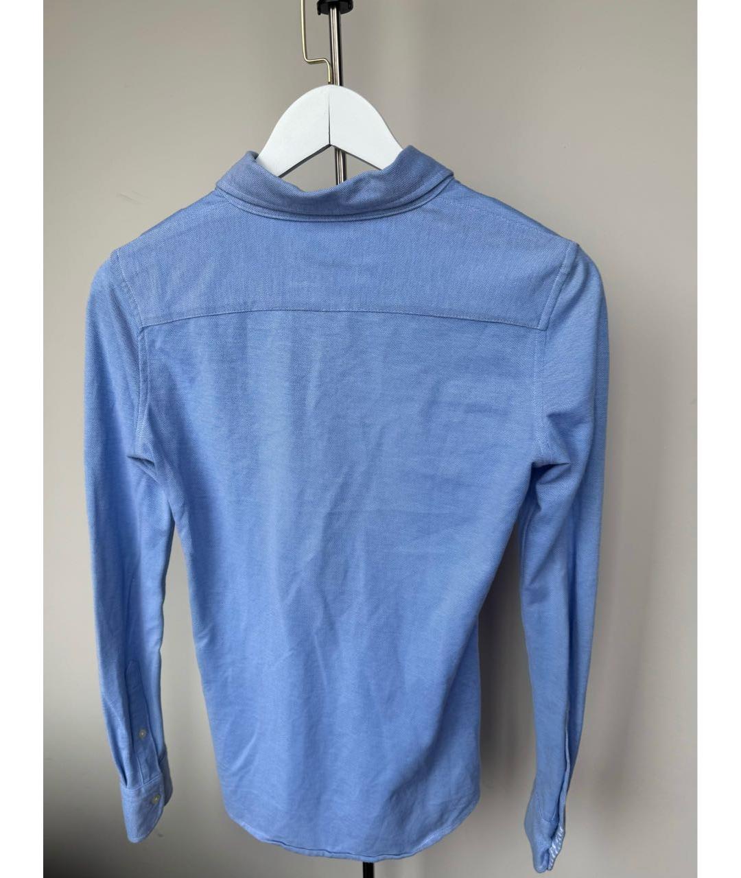 POLO RALPH LAUREN Голубая хлопковая рубашка, фото 2