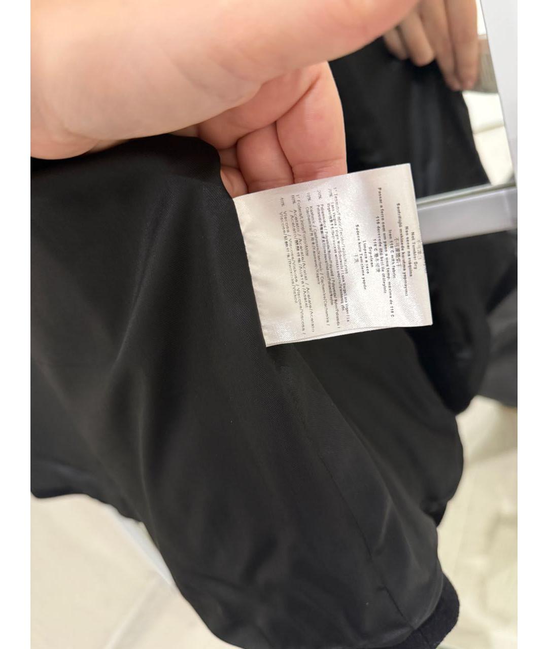 VERSACE JEANS COUTURE Черный шерстяной жакет/пиджак, фото 5