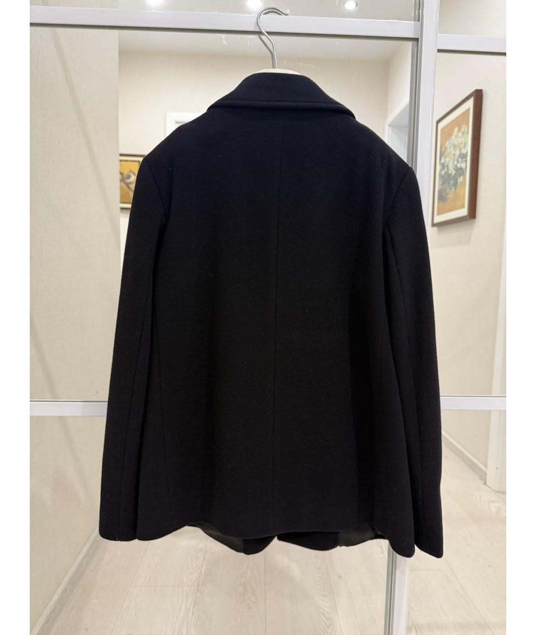 VERSACE JEANS COUTURE Черный шерстяной жакет/пиджак, фото 2