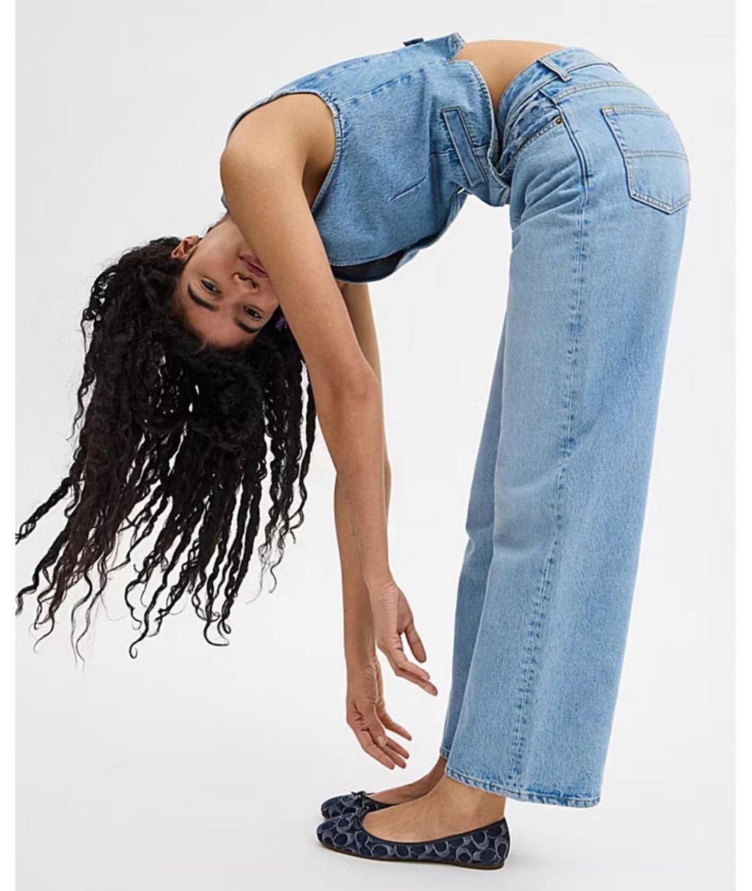 COACH Синие балетки, фото 5