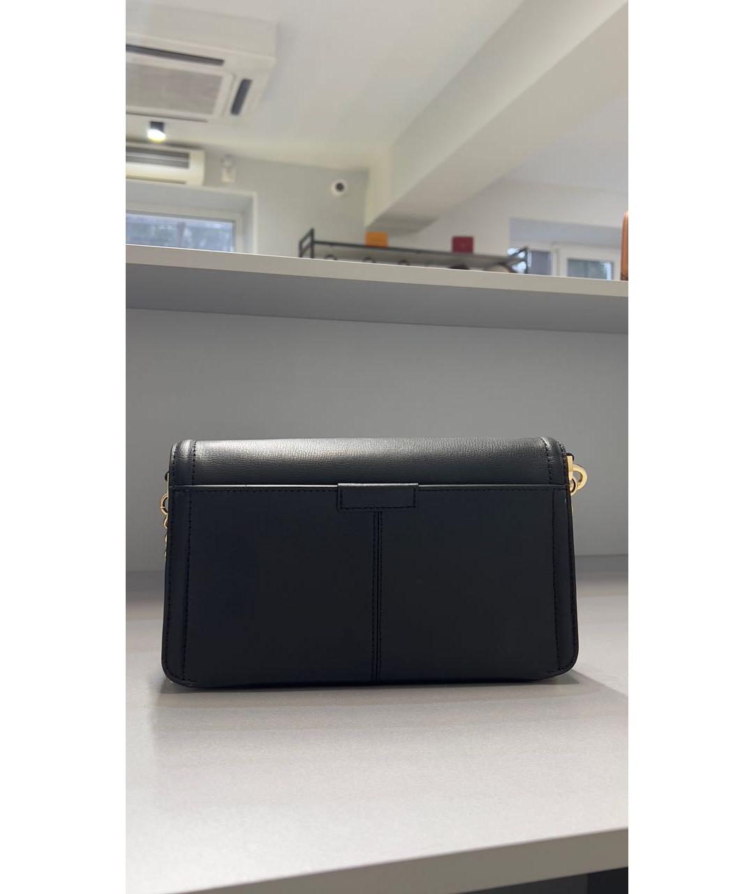 MICHAEL KORS Черная кожаная сумка через плечо, фото 3