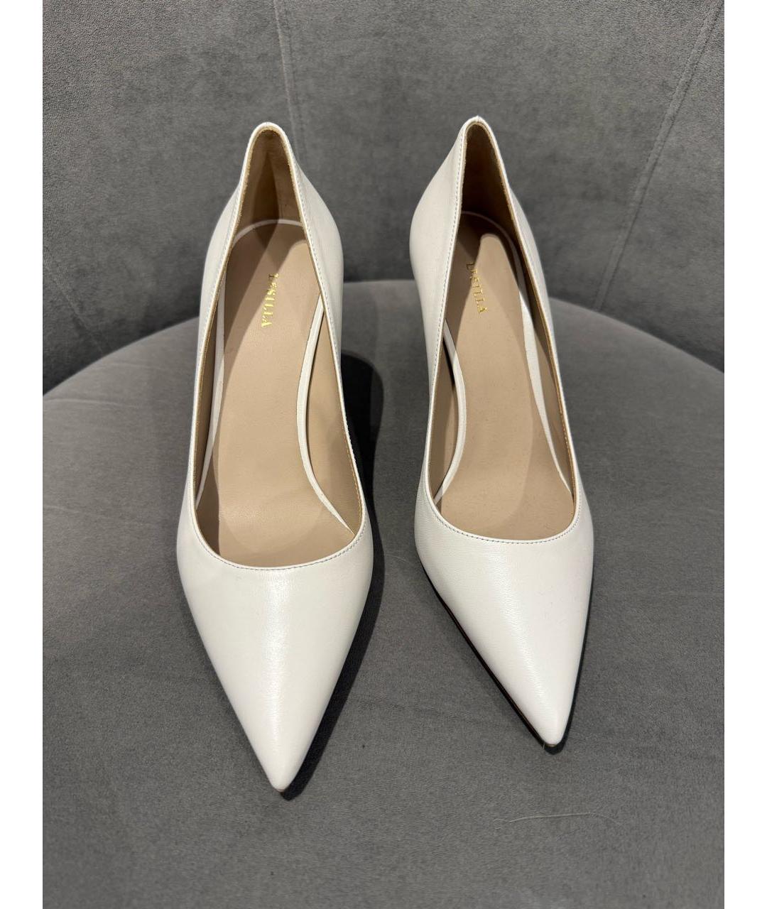 LE SILLA Белые кожаные туфли, фото 2