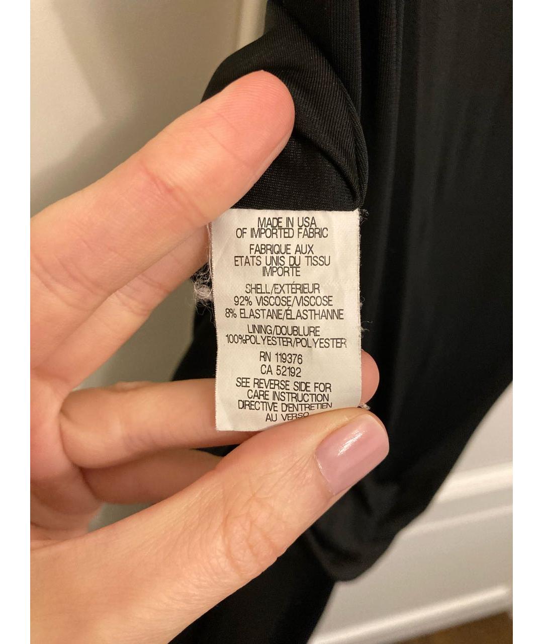 HELMUT LANG Черное вискозное вечернее платье, фото 6