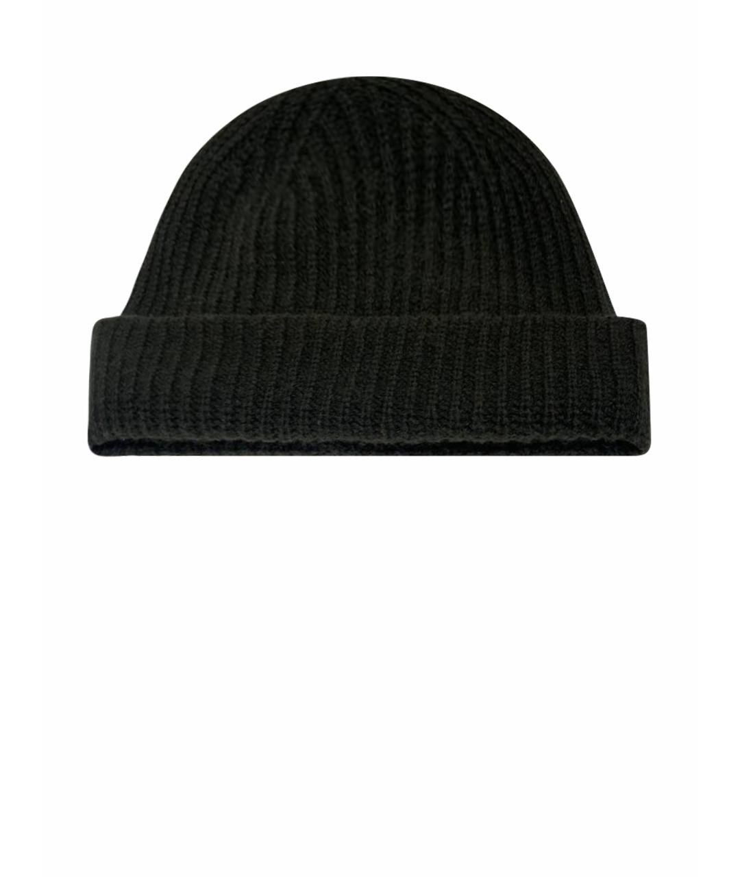 YVES SALOMON Зеленая шерстяная шапка, фото 1