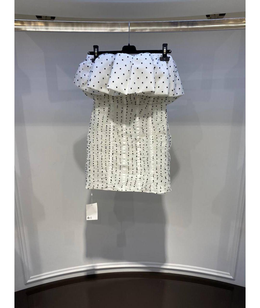 SELF-PORTRAIT Белое повседневное платье, фото 2