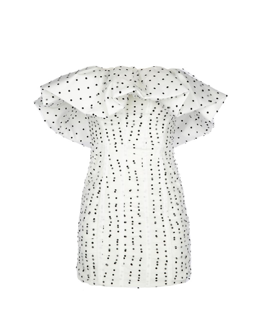 SELF-PORTRAIT Белое повседневное платье, фото 1