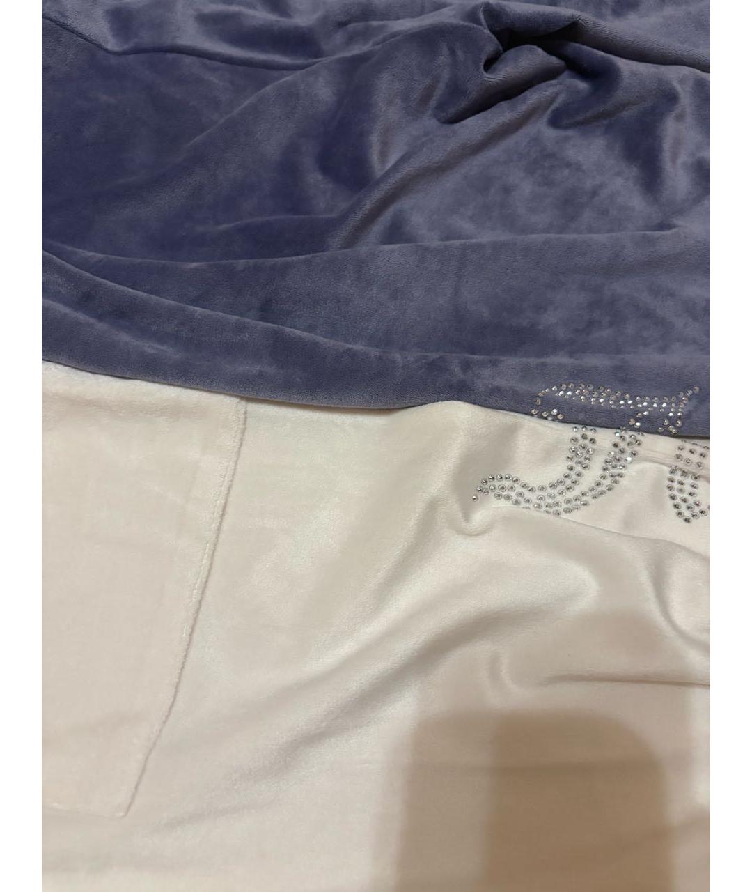 JUICY COUTURE Мульти полиэстеровые прямые брюки, фото 8