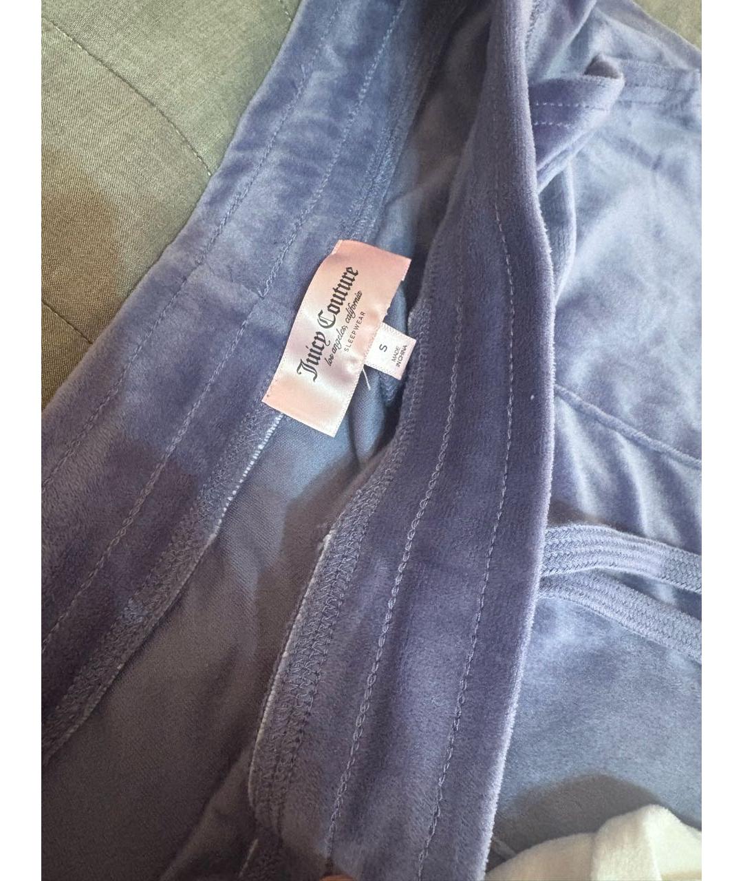 JUICY COUTURE Мульти полиэстеровые прямые брюки, фото 6