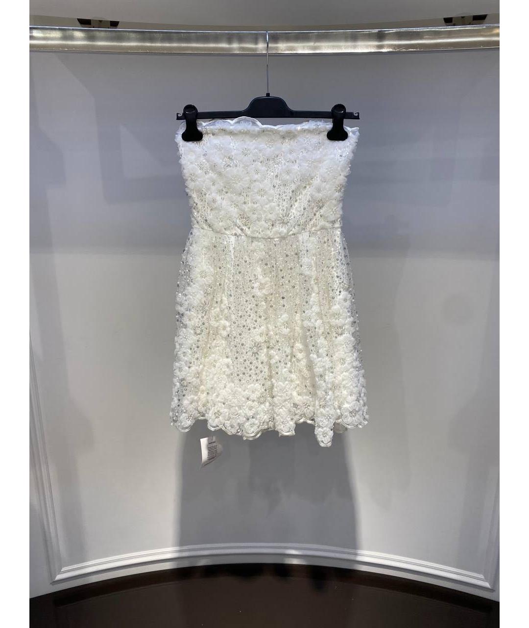 SELF-PORTRAIT Белое повседневное платье, фото 2