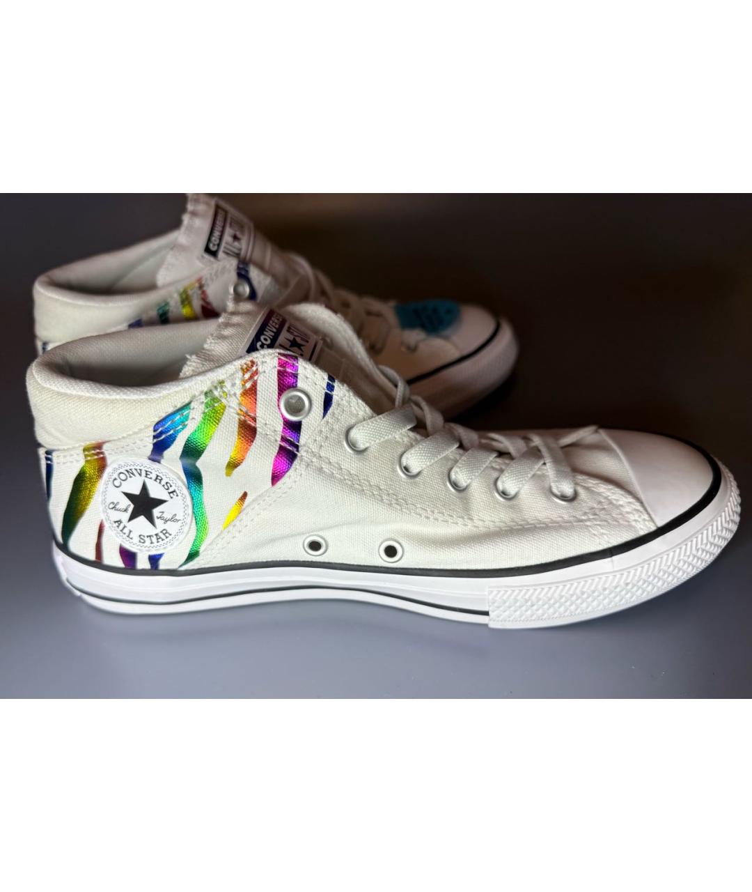 CONVERSE Белые текстильные кеды, фото 8