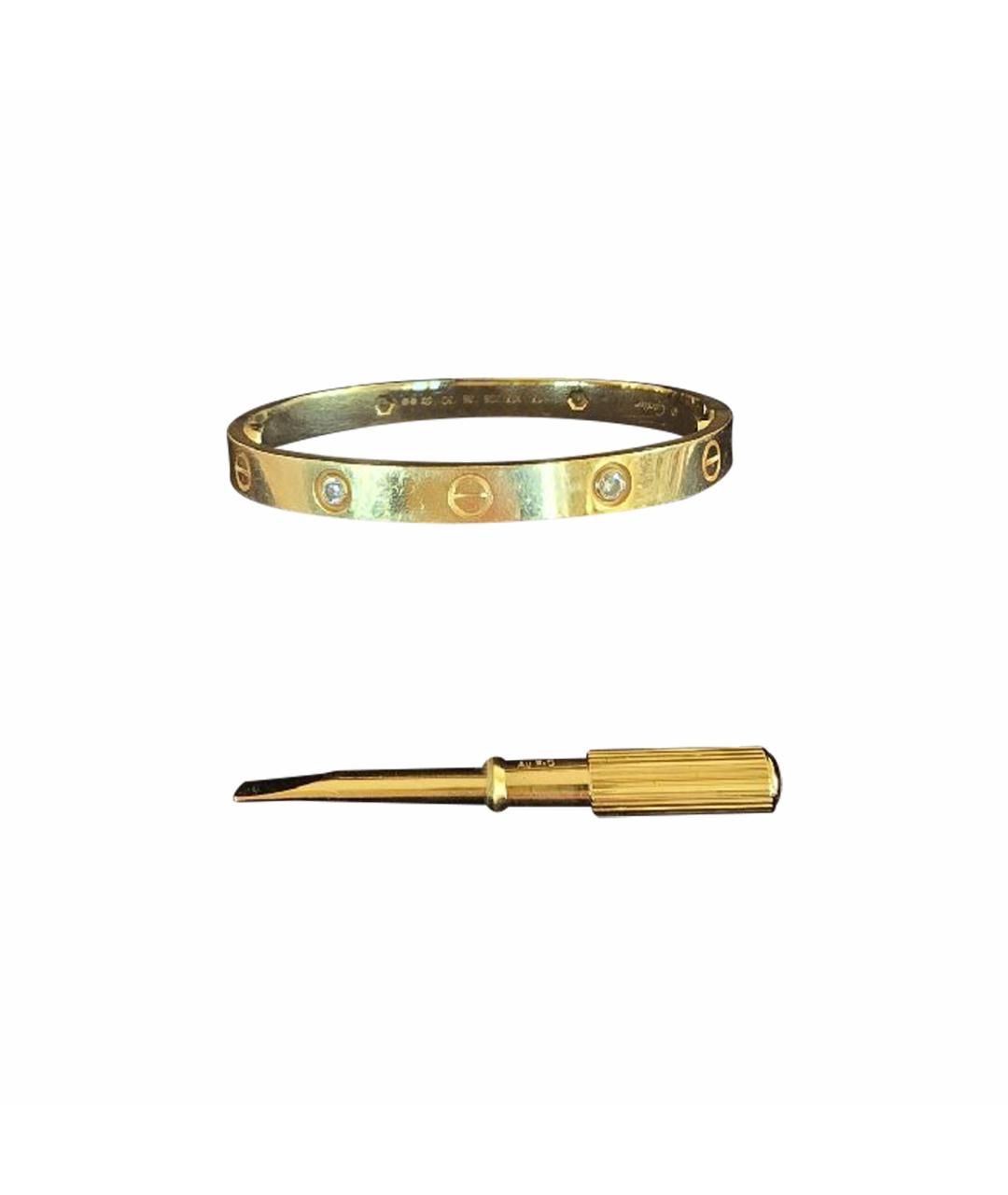 CARTIER Золотой браслет из желтого золота, фото 1