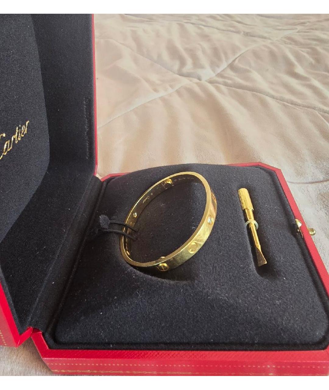 CARTIER Золотой браслет из желтого золота, фото 4