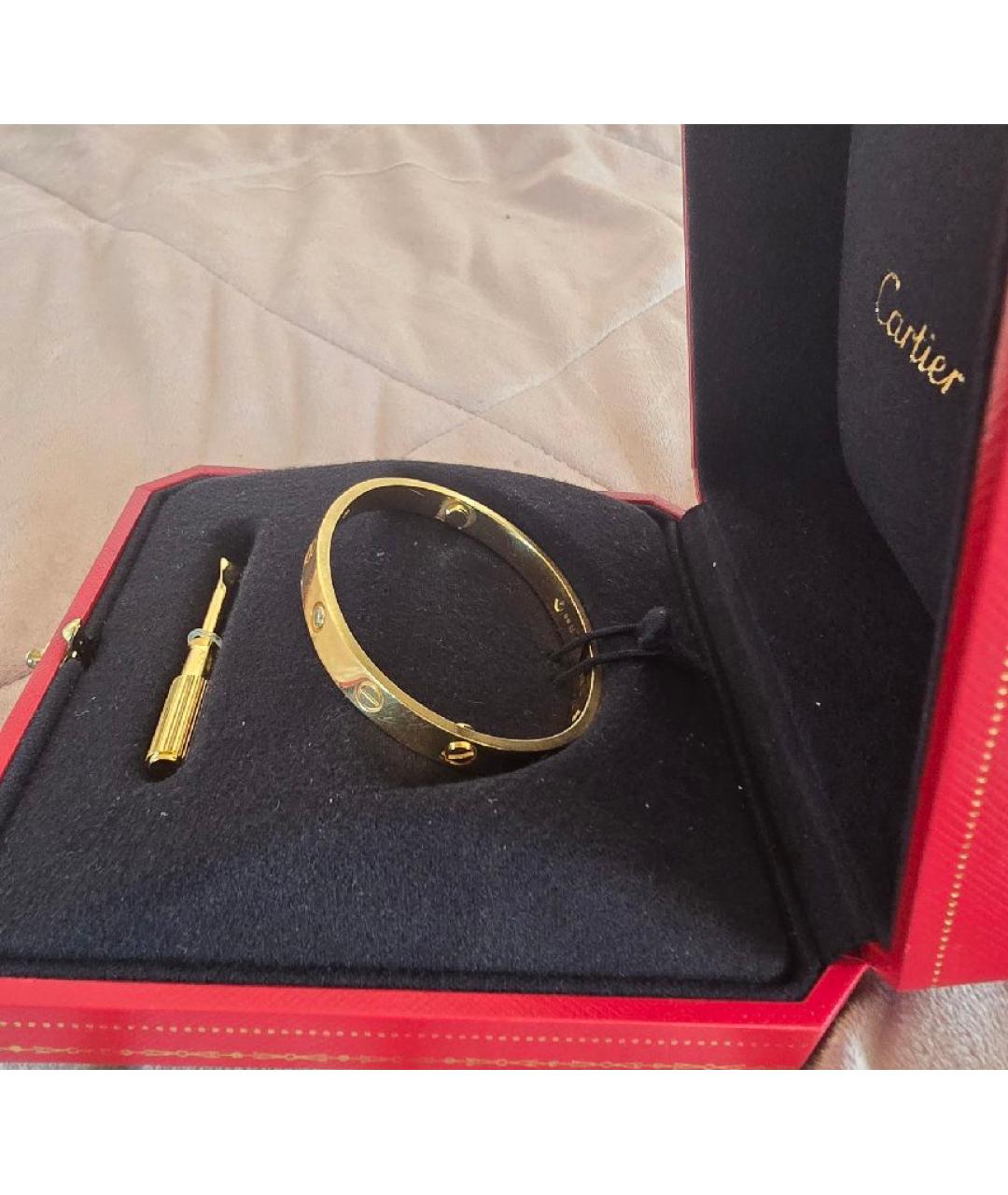 CARTIER Золотой браслет из желтого золота, фото 3