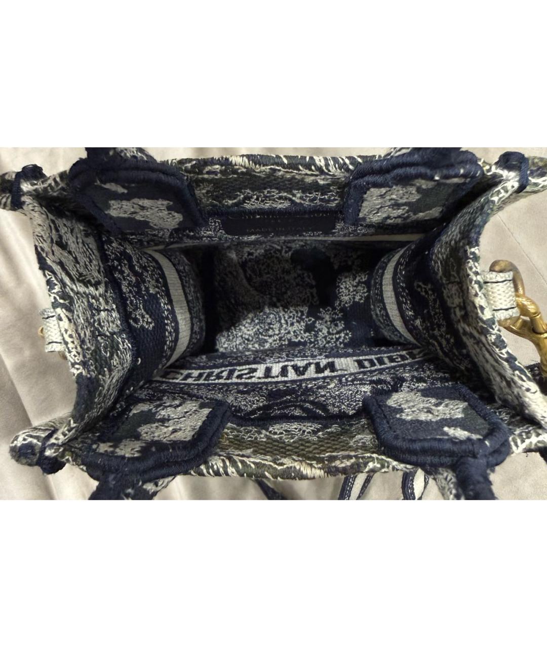 CHRISTIAN DIOR Белая тканевая сумка через плечо, фото 2