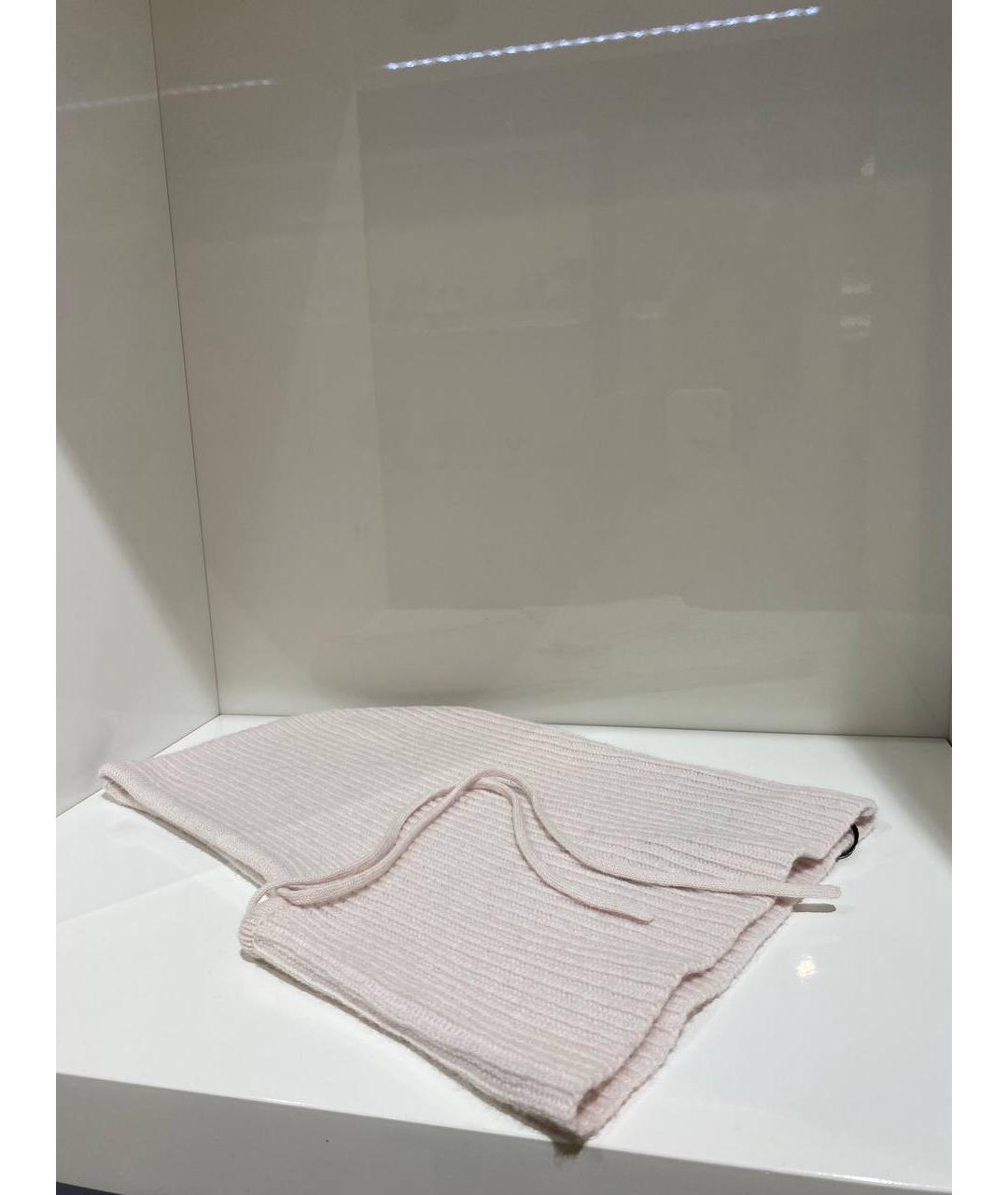 YVES SALOMON Белый кашемировый капюшон, фото 3