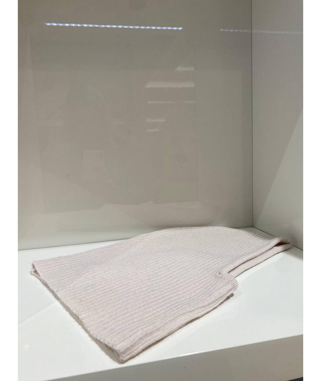 YVES SALOMON Белый кашемировый капюшон, фото 4