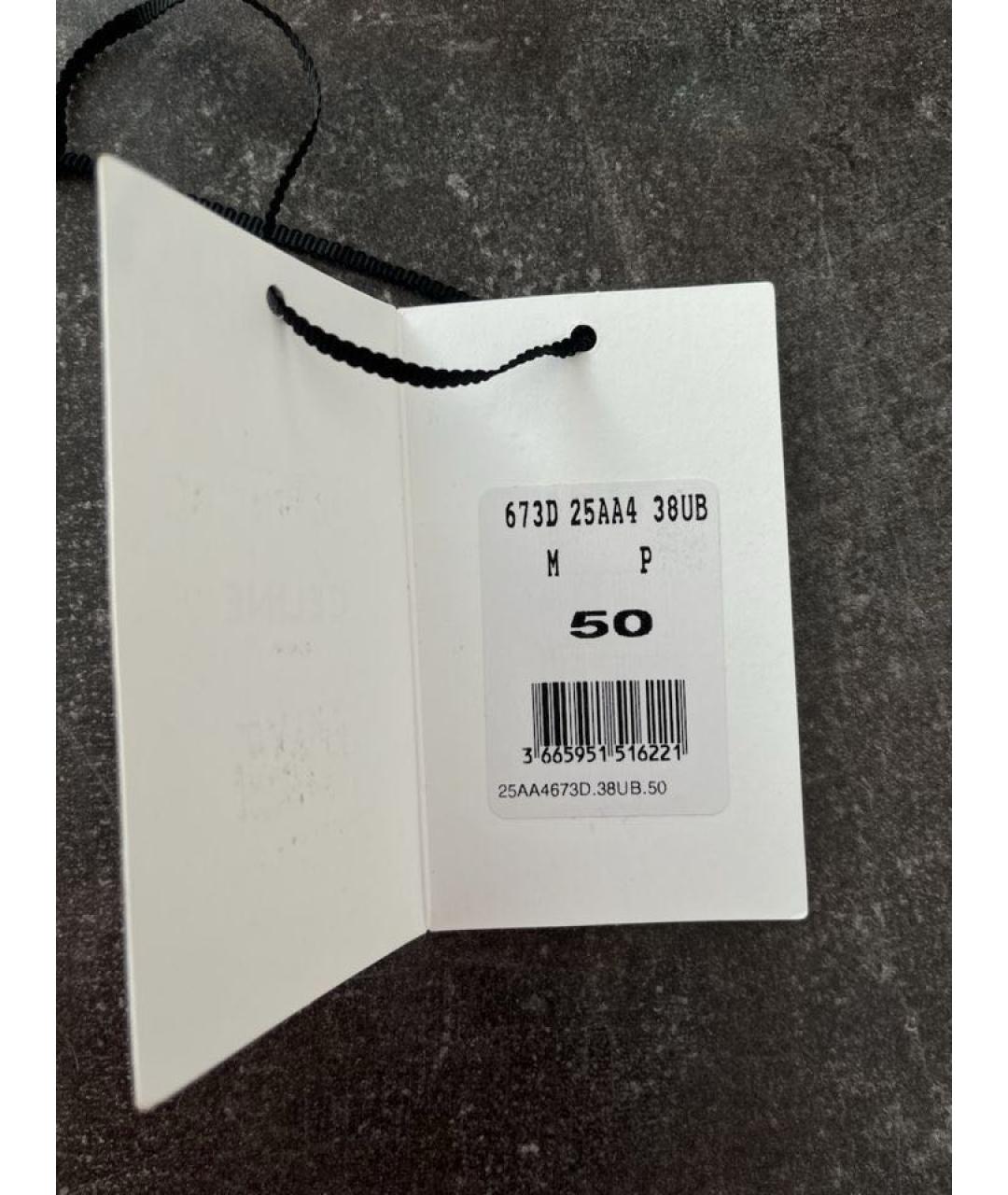 CELINE Черный шерстяной жакет/пиджак, фото 5