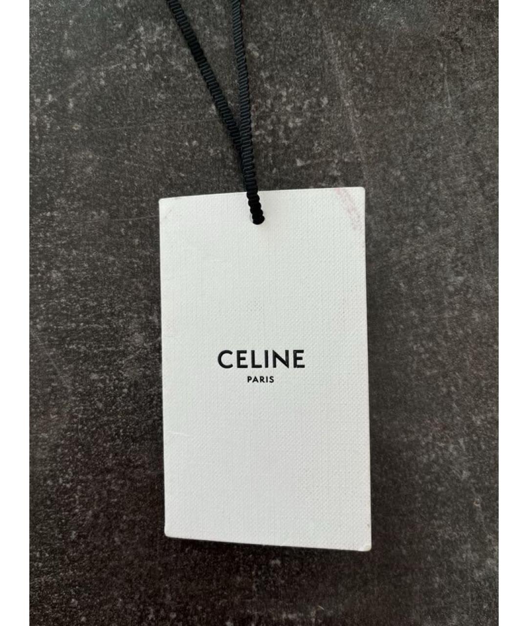 CELINE Черный шерстяной жакет/пиджак, фото 3