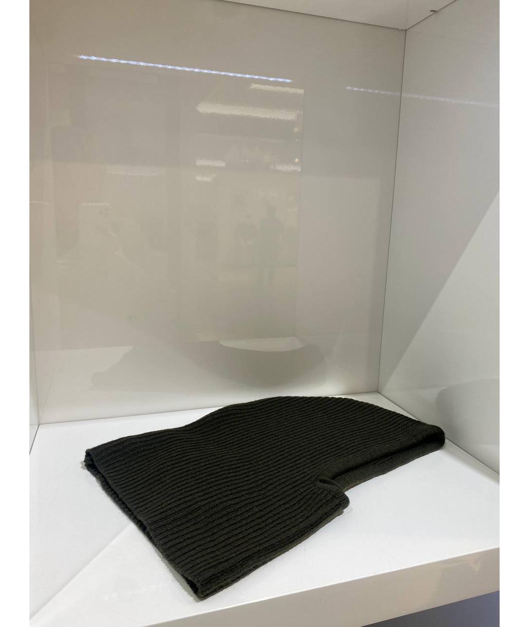 YVES SALOMON Зеленый кашемировый капюшон, фото 4