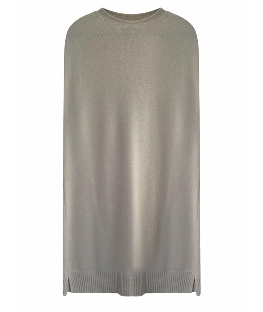 HERMES Бежевое кашемировое повседневное платье, фото 1