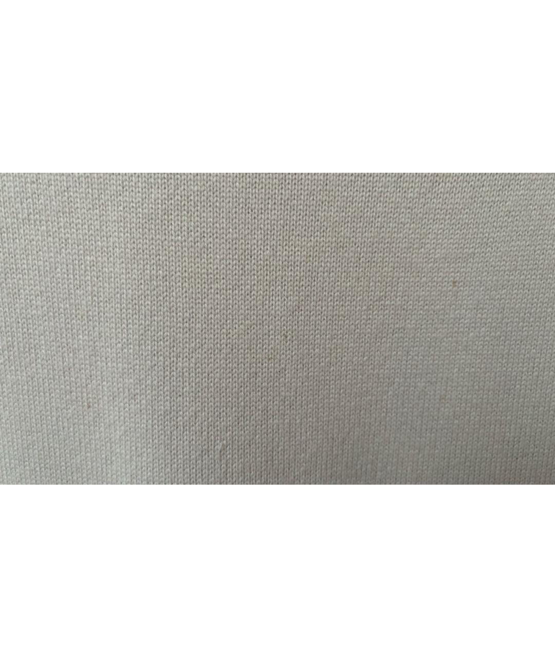 HERMES Бежевое кашемировое повседневное платье, фото 8