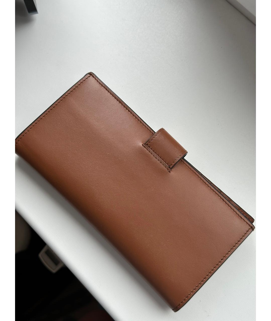 PRADA Коричневый кожаный кошелек, фото 2