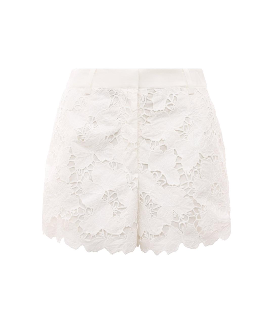 SELF-PORTRAIT Белые хлопковые шорты, фото 1