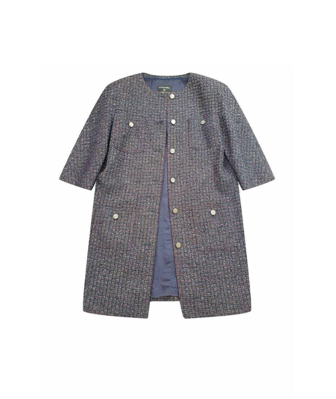 CHANEL Мульти полиэстеровое повседневное платье, фото 1