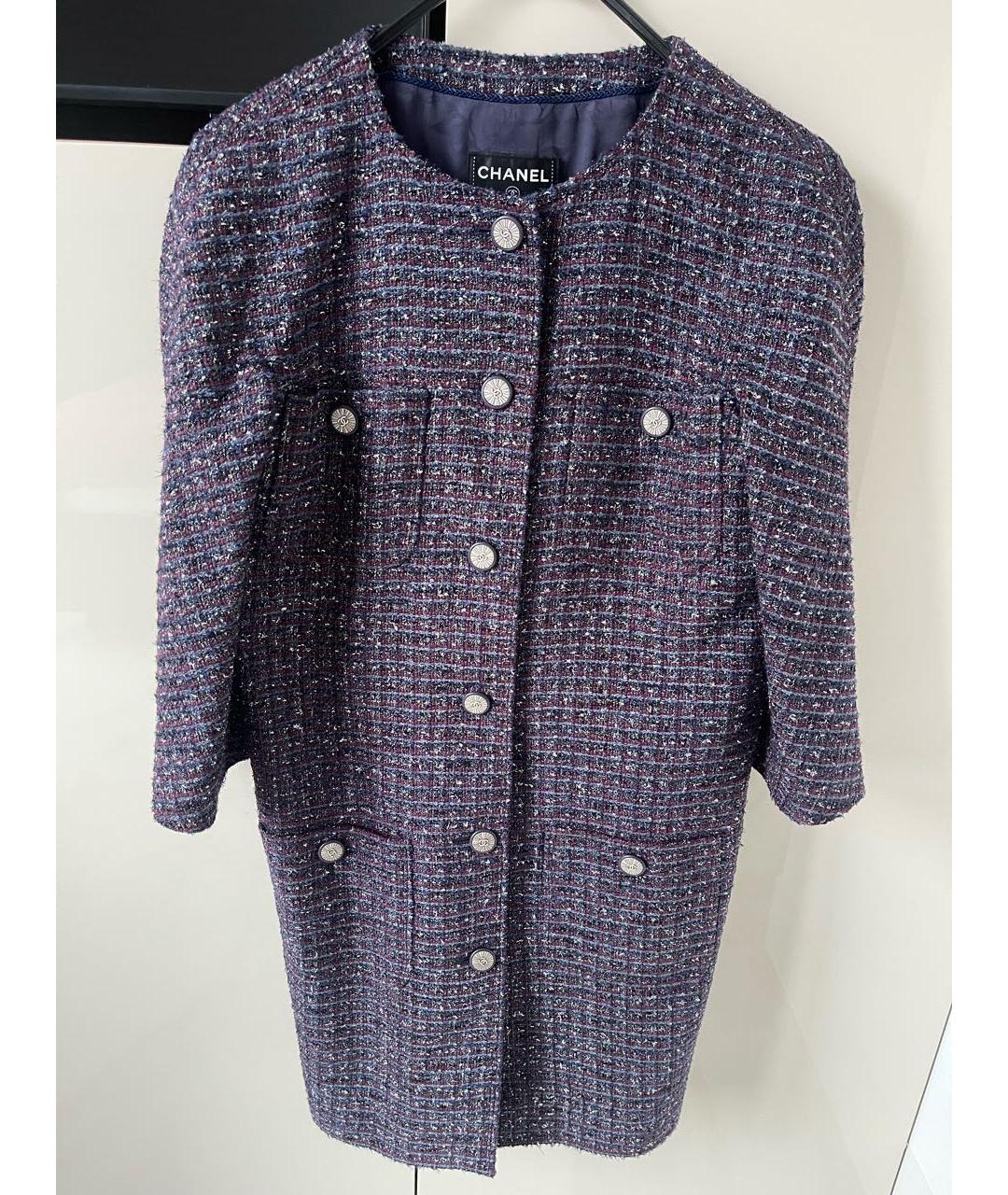 CHANEL Мульти полиэстеровое повседневное платье, фото 6