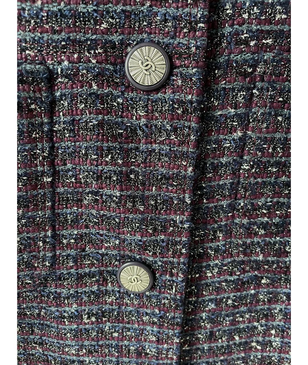 CHANEL Мульти полиэстеровое повседневное платье, фото 4