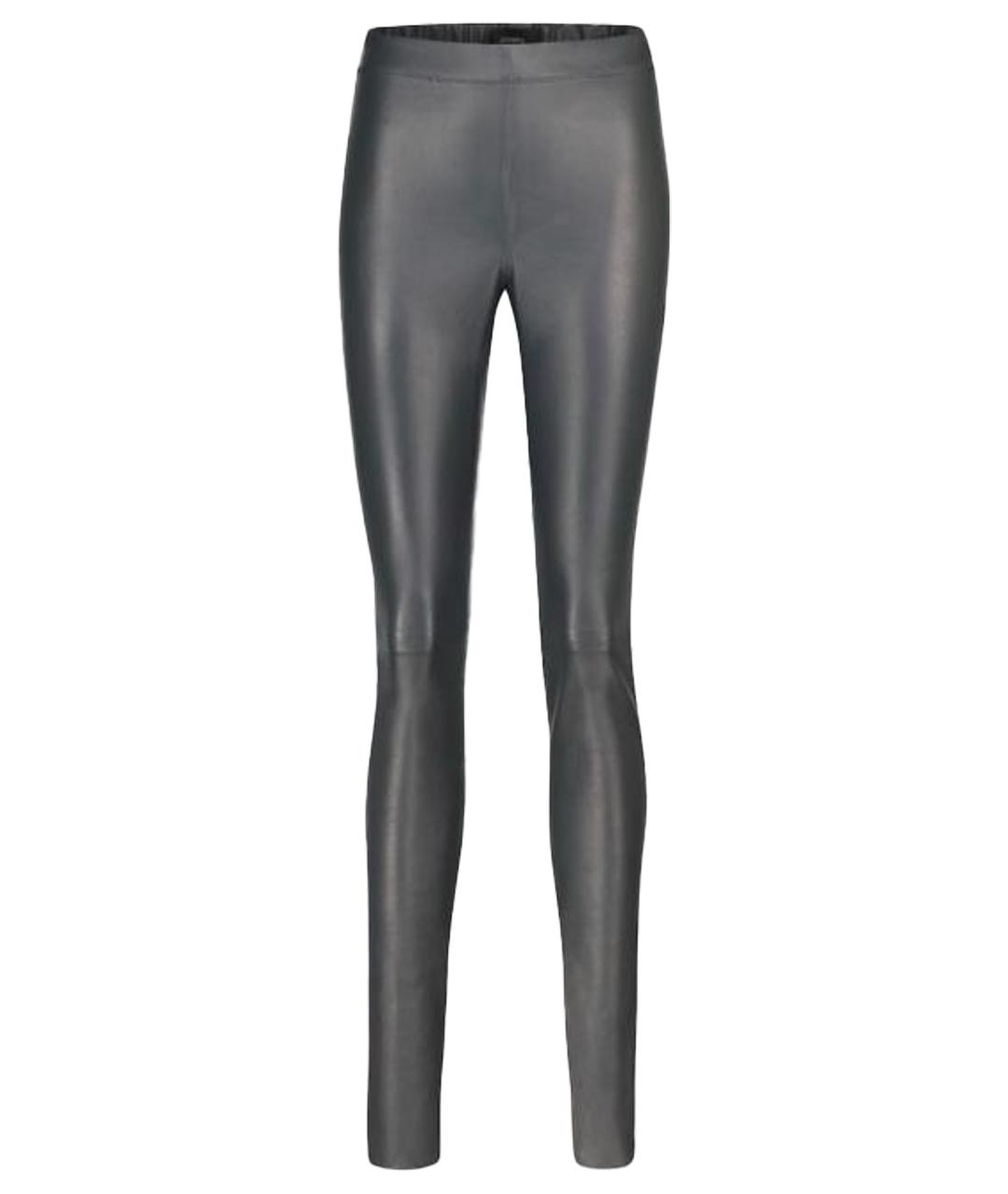 JOSEPH Серые кожаные леггинсы и велосипедки, фото 1