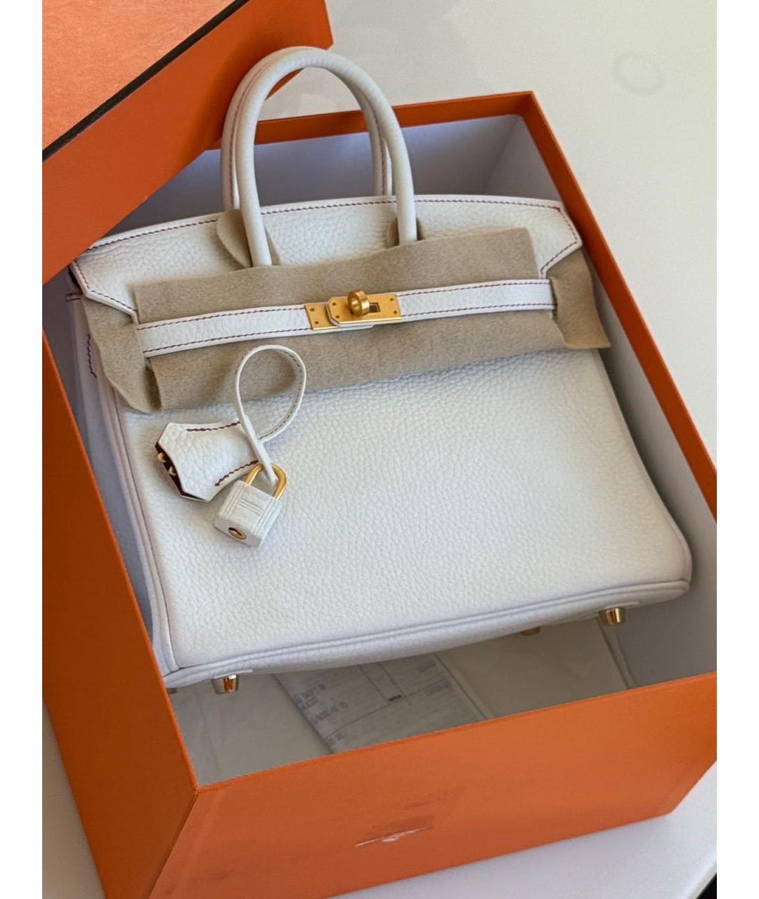 HERMES Кожаная сумка с короткими ручками, фото 2