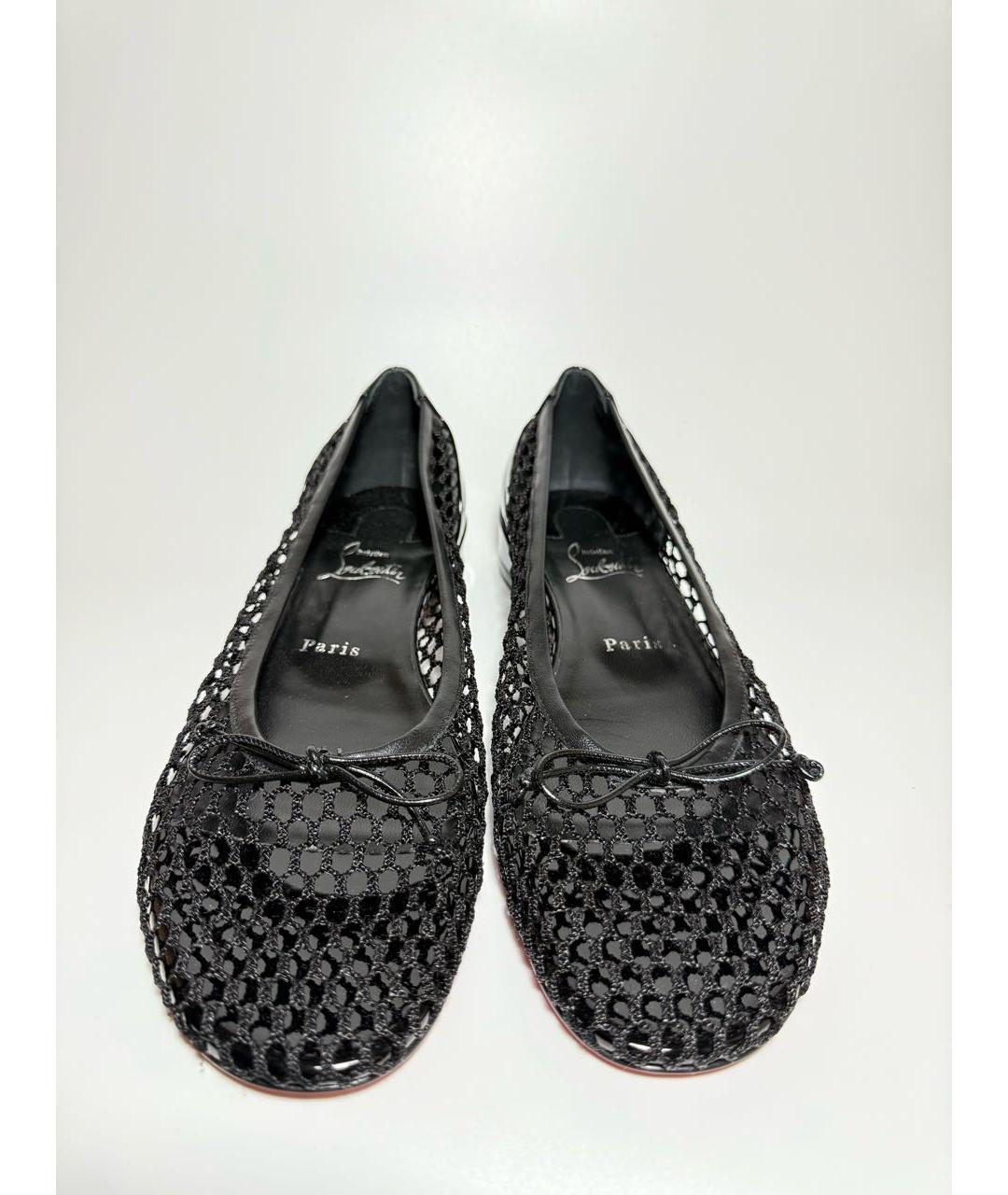 CHRISTIAN LOUBOUTIN Черные балетки, фото 3