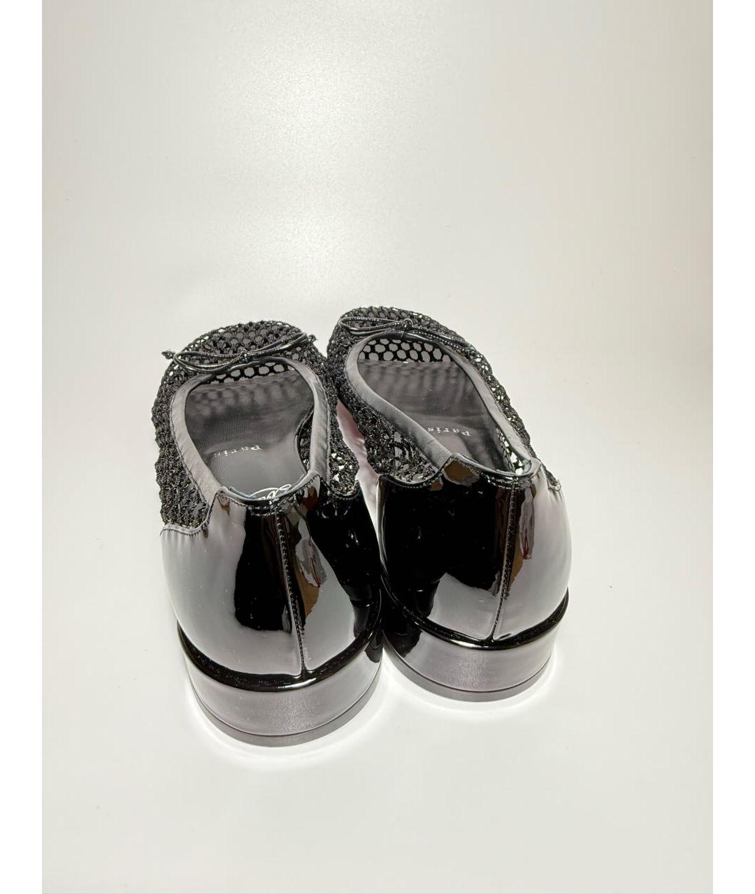 CHRISTIAN LOUBOUTIN Черные балетки, фото 4