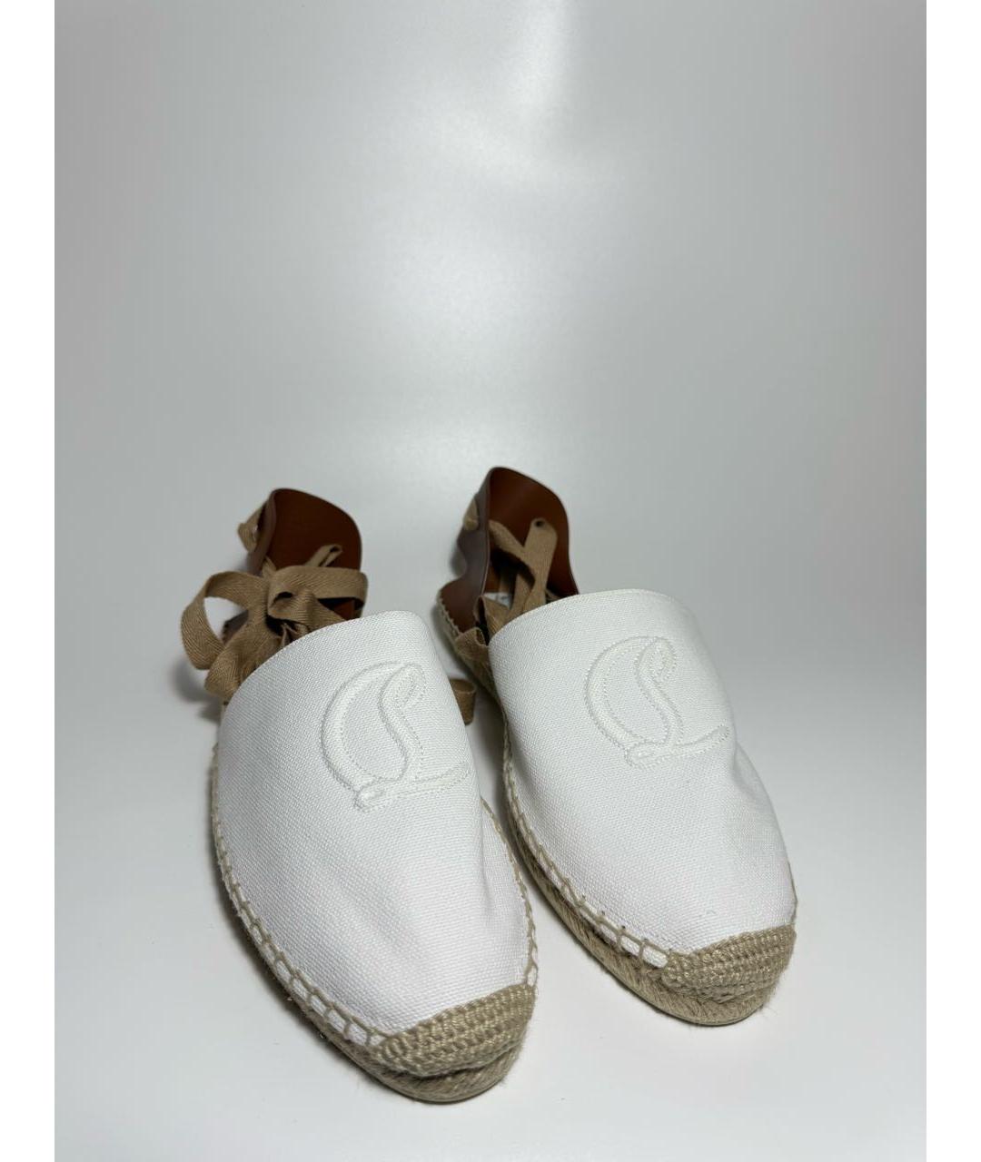 CHRISTIAN LOUBOUTIN Белые эспадрильи, фото 2