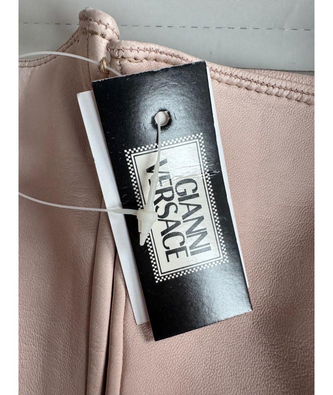 VERSACE Кожаные перчатки, фото 5