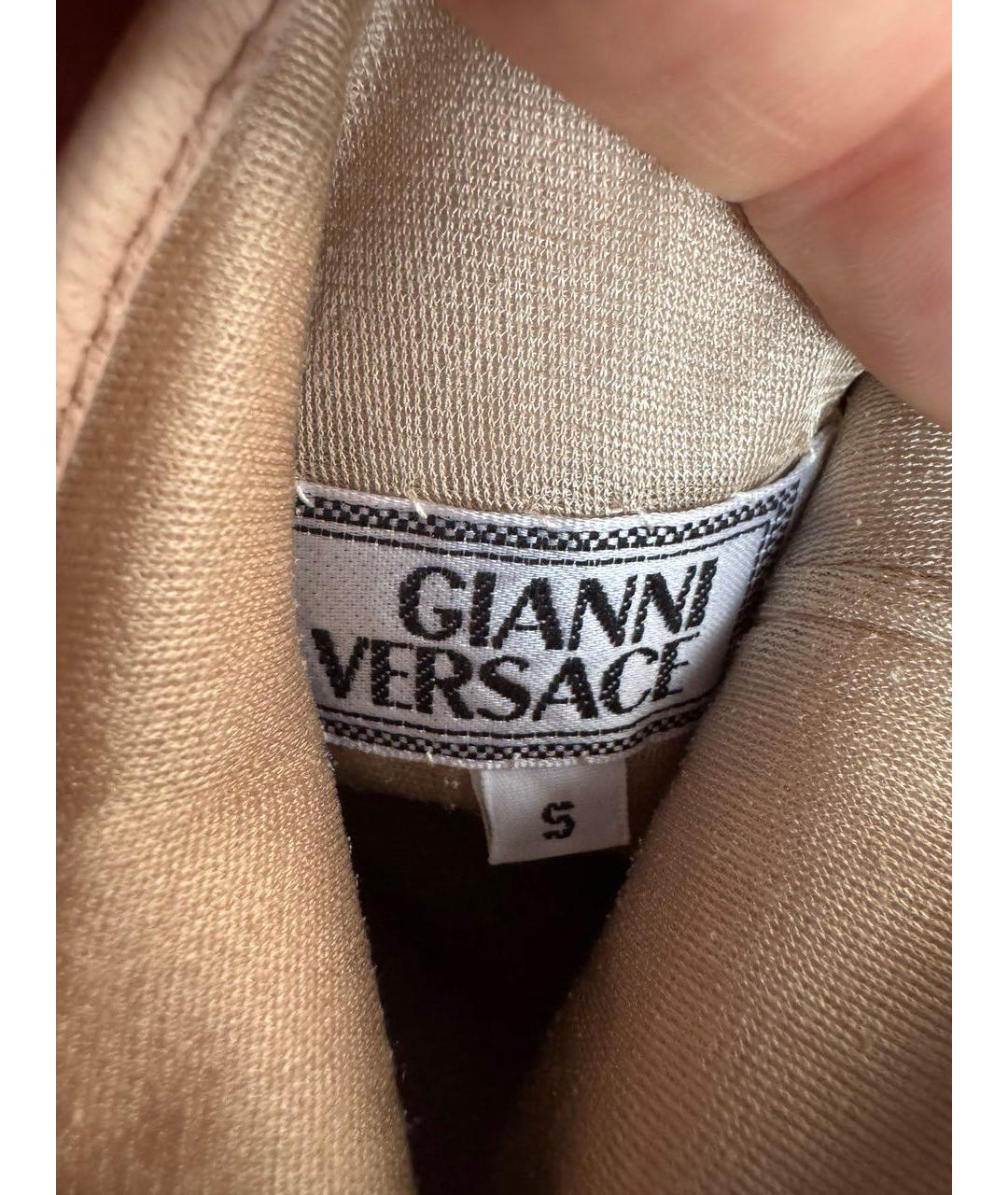 VERSACE Кожаные перчатки, фото 4