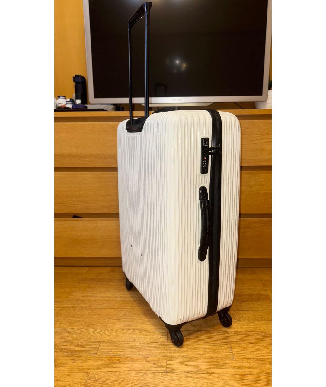 LONGCHAMP Белый чемодан, фото 6