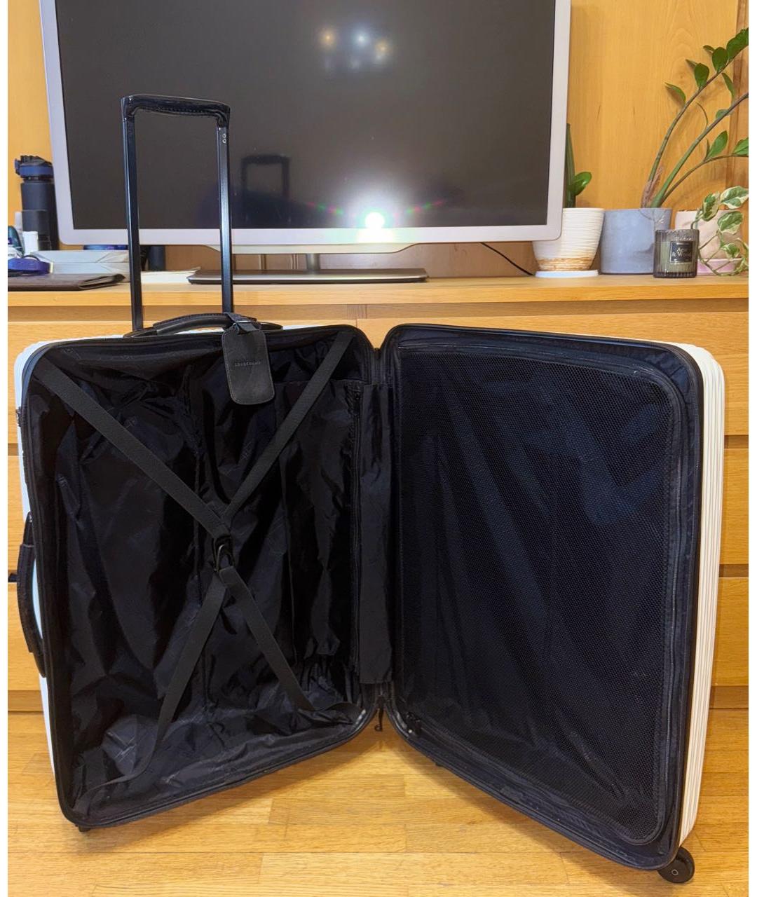 LONGCHAMP Белый чемодан, фото 4