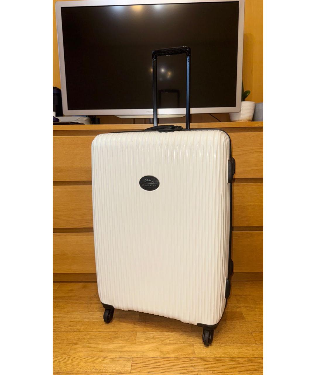 LONGCHAMP Белый чемодан, фото 5