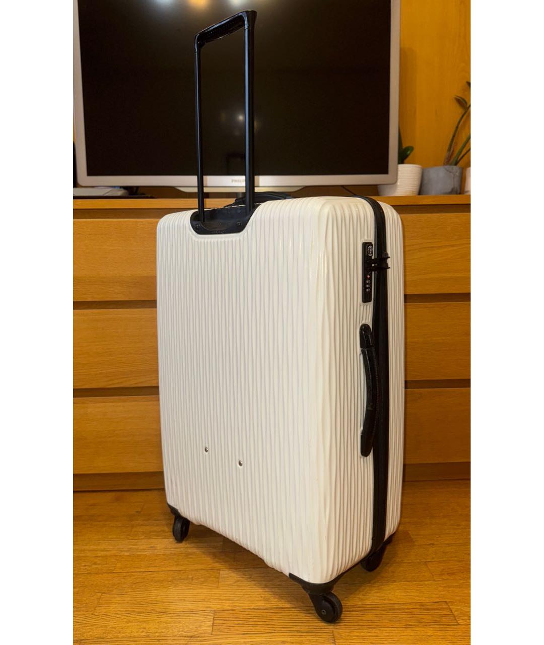 LONGCHAMP Белый чемодан, фото 2