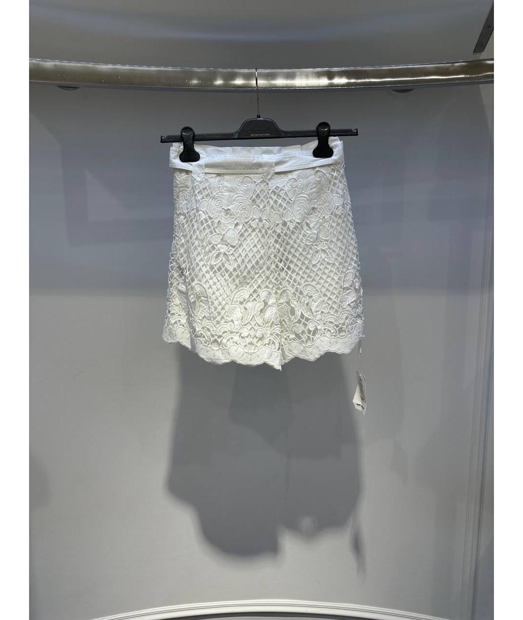 SELF-PORTRAIT Белая юбка мини, фото 2