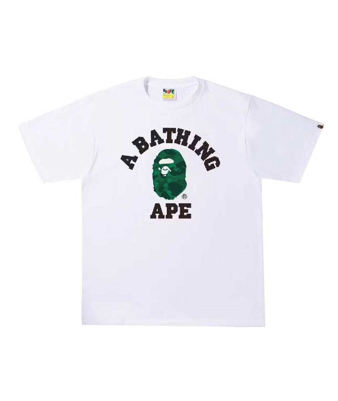 A BATHING APE Черная хлопковая футболка, фото 1