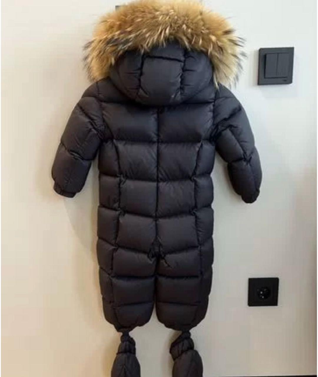 MONCLER Темно-синий комбинезон, фото 3