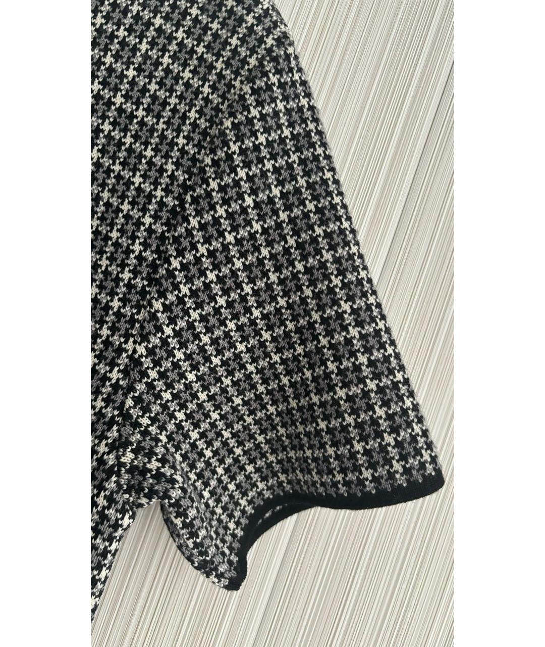 CHRISTIAN DIOR Мульти шерстяное повседневное платье, фото 5