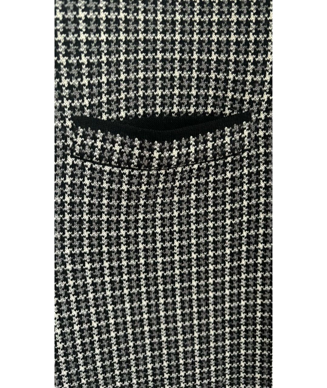 CHRISTIAN DIOR Мульти шерстяное повседневное платье, фото 3