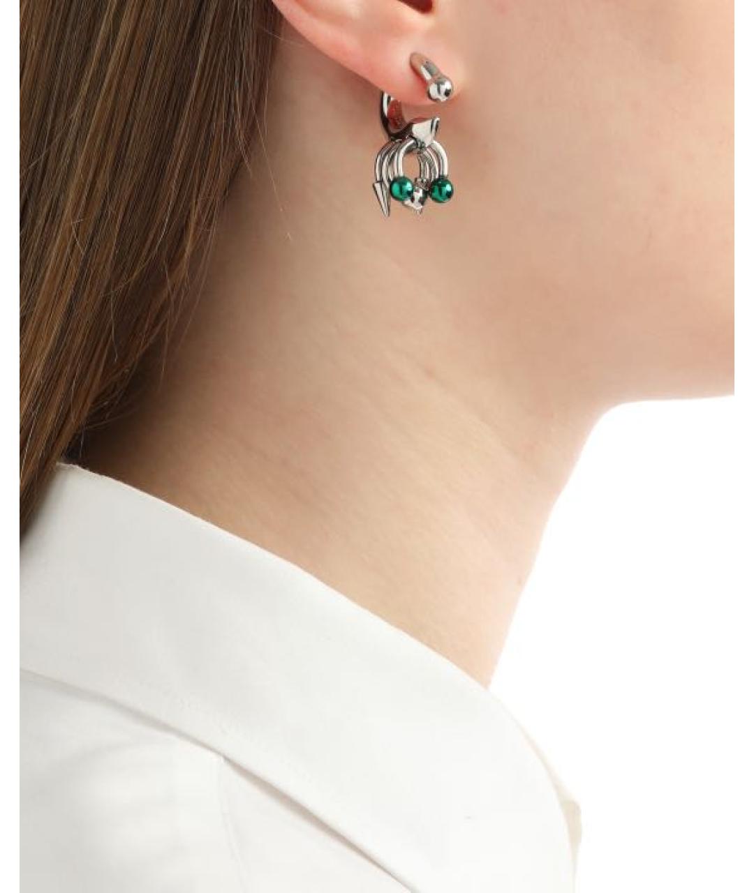 ACNE STUDIOS Серебряные латунные серьги, фото 8