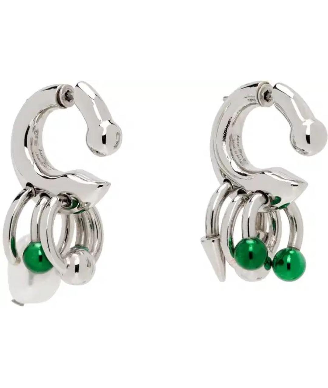 ACNE STUDIOS Серебряные латунные серьги, фото 9